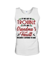 IT'S MY GRANDMA'S FAULT - AMAZING GIFT FOR GRANDCHILD Unisex Tank tile