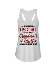 IT'S MY GRANDMA'S FAULT - AMAZING GIFT FOR GRANDCHILD Ladies Flowy Tank tile