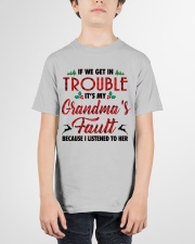 IT'S MY GRANDMA'S FAULT - AMAZING GIFT FOR GRANDCHILD Youth T-Shirt garment-youth-tshirt-front-01
