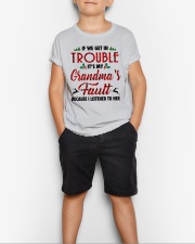 IT'S MY GRANDMA'S FAULT - AMAZING GIFT FOR GRANDCHILD Youth T-Shirt lifestyle-youth-tshirt-front-1