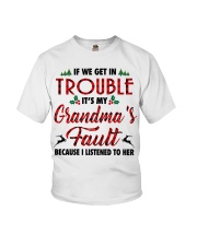 IT'S MY GRANDMA'S FAULT - AMAZING GIFT FOR GRANDCHILD Youth T-Shirt tile