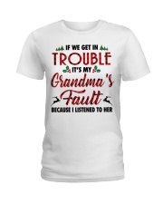 IT'S MY GRANDMA'S FAULT - AMAZING GIFT FOR GRANDCHILD Ladies T-Shirt tile