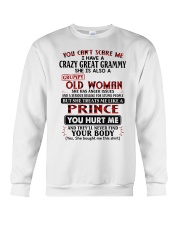 YOU CAN'T SCARE ME - BEST GIFT FOR GRANDSON Crewneck Sweatshirt tile