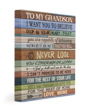 YOU EITHER WIN OR LEARN - GIFT FOR GRANDSON 11x14 Gallery Wrapped Canvas Prints front
