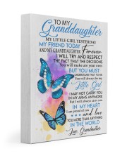 LITTLE GIRL - GRANDMOTHER TO GRANDDAUGHTER 11x14 Gallery Wrapped Canvas Prints front