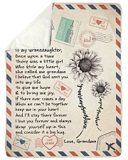 WHO STOLE MY HEART - GRANDMA TO GRANDDAUGHTER Sherpa Fleece Blanket tile