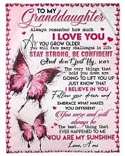 FOLLOW YOUR DREAM - A'MI TO GRANDDAUGHTER Small Fleece Blanket - 30" x 40" front