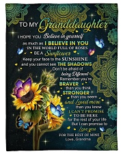 BELIEVE IN YOURSELF - BEST GIFT FOR GRANDDAUGHTER Small Fleece Blanket - 30" x 40" front