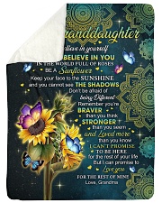 BELIEVE IN YOURSELF - BEST GIFT FOR GRANDDAUGHTER Sherpa Fleece Blanket tile