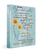 LIFE IS TOUGH - GREAT GIFT FOR GRANDDAUGHTER 11x14 Gallery Wrapped Canvas Prints front