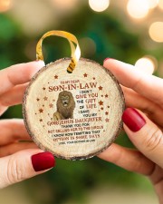THANK YOU - BEST GIFT FOR SON-IN-LAW Circle ornament - single (porcelain) aos-circle-ornament-single-porcelain-lifestyles-08