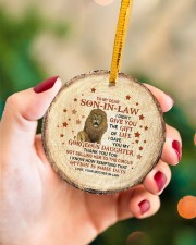 THANK YOU - BEST GIFT FOR SON-IN-LAW Circle ornament - single (porcelain) aos-circle-ornament-single-porcelain-lifestyles-09
