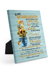 I LOVE YOU - TO GRANDDAUGHTER FROM GRANDMA Easel-Back Gallery Wrapped Canvas tile
