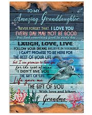 I LOVE YOU - BEST GIFT FOR GRANDDAUGHTER 11x17 Poster front