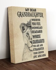 STRAIGHTEN YOUR CROWN -BEST GIFT FOR GRANDDAUGHTER 11x14 Gallery Wrapped Canvas Prints aos-canvas-pgw-11x14-lifestyle-front-17