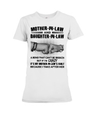 MOTHER-IN-LAW AND DAUGHTER-IN-LAW Premium Fit Ladies Tee tile