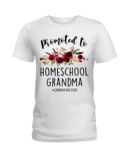 PROMOTED TO HOMESCHOOL GRANDMA QUARANTINE 2020 Ladies T-Shirt tile