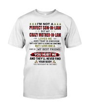 MY CRAZY MOTHER-IN-LAW LOVES ME - BEST GIFT FOR SON-IN-LAW Classic T-Shirt tile