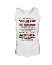 MY CRAZY MOTHER-IN-LAW LOVES ME - BEST GIFT FOR SON-IN-LAW Unisex Tank tile