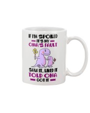 IF I'M SPOILED - OMA TO GRANDCHILDREN Mug tile