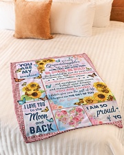 YOU ARE MY SUNSHINE - BEST GIFT FOR GRANDDAUGHTER Small Fleece Blanket - 30" x 40" aos-coral-fleece-blanket-30x40-lifestyle-front-01