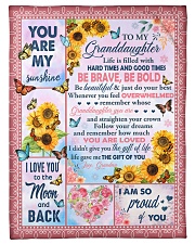 YOU ARE MY SUNSHINE - BEST GIFT FOR GRANDDAUGHTER Small Fleece Blanket - 30" x 40" front