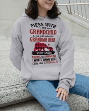 Look Like A Teddy Bear - Best Gift For Grandma Hooded Sweatshirt apparel-hooded-sweatshirt-lifestyle-front-101
