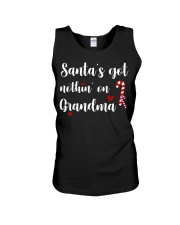 SANTA'S GOT NOTHIN' ON GRANDMA - GIFT FOR GRANDKID Unisex Tank tile