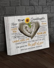 BELIEVE IN YOURSELF - BEST GIFT FOR GRANDDAUGHTER 14x11 Gallery Wrapped Canvas Prints aos-canvas-pgw-14x11-lifestyle-front-11