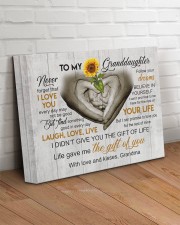 BELIEVE IN YOURSELF - BEST GIFT FOR GRANDDAUGHTER 14x11 Gallery Wrapped Canvas Prints aos-canvas-pgw-14x11-lifestyle-front-14