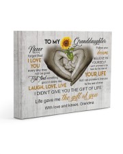 BELIEVE IN YOURSELF - BEST GIFT FOR GRANDDAUGHTER 14x11 Gallery Wrapped Canvas Prints front