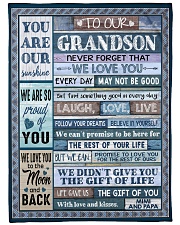 BELIEVE IN YOURSELF - AMAZING GIFT FOR GRANDSON Fleece Blanket tile