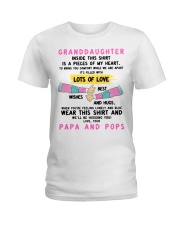 I'LL BE HUGGING YOU - BEST GIFT FOR GRANDDAUGHTER Ladies T-Shirt tile