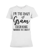 I'M THE CRAZY GRAM - PERFECT GIFT FOR GRAM Premium Fit Ladies Tee tile