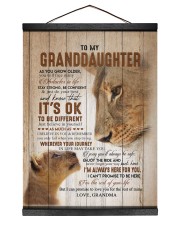 IT'S OK TO BE DIFFERENT - GIFT FOR GRANDDAUGHTER Hanging Canvas tile