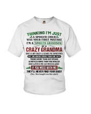 I'm A Spoiled Grandson Of A Crazy Grandma Youth T-Shirt tile