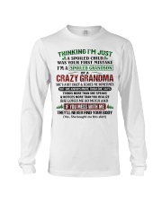 I'm A Spoiled Grandson Of A Crazy Grandma Long Sleeve Tee tile