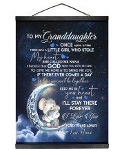 I LOVE YOU - TO GRANDDAUGHTER FROM NANA Hanging Canvas tile