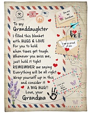 HUGS AND LOVE - LOVELY GIFT FOR GRANDDAUGHTER Fleece Blanket tile