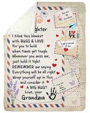 HUGS AND LOVE - LOVELY GIFT FOR GRANDDAUGHTER Sherpa Fleece Blanket tile