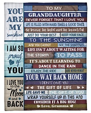 DANCE IN THE RAIN - BEST GIFT FOR GRANDDAUGHTER Small Fleece Blanket - 30" x 40" front
