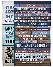 DANCE IN THE RAIN - BEST GIFT FOR GRANDDAUGHTER Fleece Blanket tile