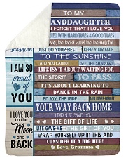 DANCE IN THE RAIN - BEST GIFT FOR GRANDDAUGHTER Sherpa Fleece Blanket tile