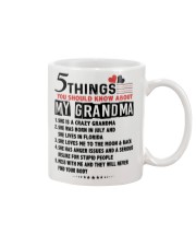 5 THINGS YOU SHOULD KNOW ABOUT MY GRANDMA Mug tile