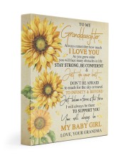 JUST DO YOUR BEST - GRANDMA TO GRANDDAUGHTER 11x14 Gallery Wrapped Canvas Prints front