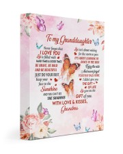 I LOVE YOU - AMAZING GIFT FOR GRANDDAUGHTER 11x14 Gallery Wrapped Canvas Prints front