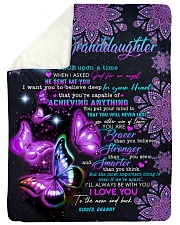 I LOVE YOU - GIFT FOR GRANDDAUGHTER FROM GRANNY Sherpa Fleece Blanket tile