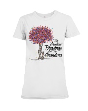 MY GREAT BLESSINGS - PERFECT GIFT FOR GRANDMA Premium Fit Ladies Tee tile