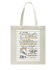 I LOVE YOU FOREVER - FROM NUNU TO GRANDDAUGHTER Tote Bag tile