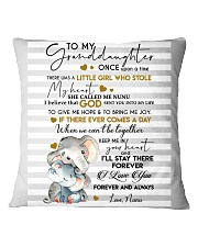 I LOVE YOU FOREVER - FROM NUNU TO GRANDDAUGHTER Square Pillowcase tile